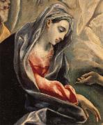 El Greco Details of The Burial of Count Orgaz painting